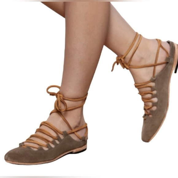 COPY - RARE NEW Freebird Enya Ghille Lace Black Suede Shoes Sz9 but fits 8-8.5 - Picture 5 of 5